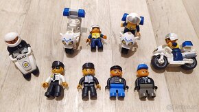 AUTA+STROJE DUPLO, vlaky,koleje, domky,kostky, doplňky - 5