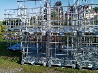 IBC klece pěkné zánovní pozink plast vhodné na cokoliv - 5