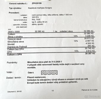 PRODÁM KAZETOVOU MARKÝZU - 5