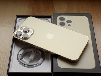 APPLE iPhone 13 Pro MAX 128GB Gold - ZÁRUKA - TOP STAV - 5