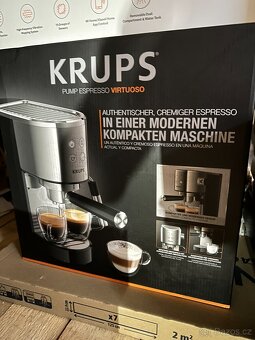Pákový kávovar KRUPS + elektrický mlýnek ZDARMA - 5