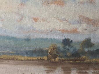 aukční autor František Horký obraz Krajina - 5