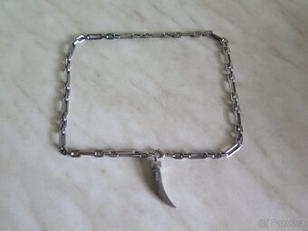 Pánský náhrdelník - přívěsek "STORM" + řetízek - ocel - 5