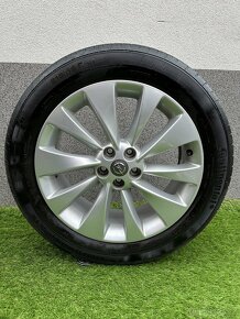 ALU kola 5x105 r18 s letním pneu (2) - 5