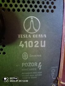 prodám velmi zachovalý historický televizor Tesla Mánes. - 5