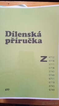 Katalogy a dílenské příručky Zetor a nakladače UNHZ. - 5