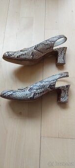 Starožitná kabelka a boty z pravé krokodýlí kůže - 5