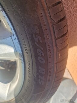 Originální kola Škoda Fabia II 15 pneu 185/60/r15 letní - 5