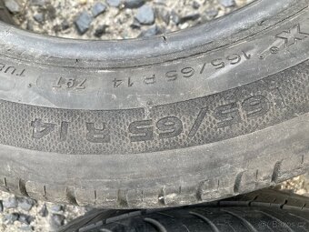 Letní pneu 165/ 65/14”Michelin,Continental - 5