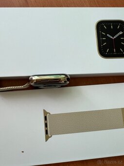 Apple Watch Series 6 40mm Gold Stainless Gold Mil Lp cellula - 5