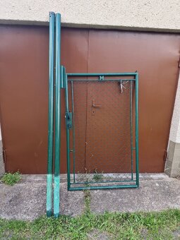 Zahradní branka jednokřídlá 160 x 100 Se Sloupky - 5