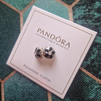Pandora klip Mystic flower jako nový se zirkonem - 5