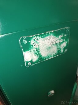Stará benzínová americká pumpa Wayne, Sinclair, patina - 5