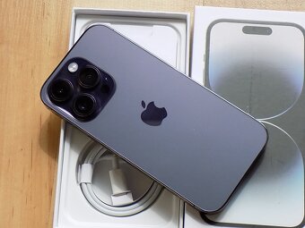  APPLE iPhone 14 Pro 128GB Deep Purple - ZÁRUKA - TOP STAV - 5