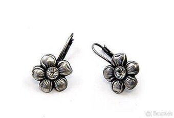 Gallic - naušnice s crystalem Swarovski - 5