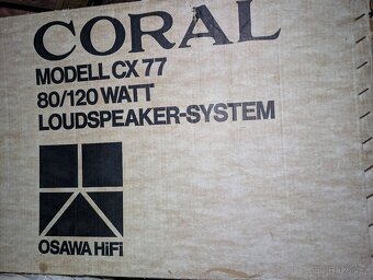 Reproduktory Coral CX77 MKIII - 5
