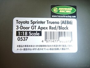 modely 1:18 - Toyota Sprinter ,Toyota Soarer - 5
