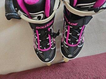 dívčí kolečkové rostoucí brusle Rollerblade, vel. 33-36,5 - 5