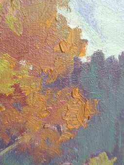 Obraz J. Novák, Vysoké Tatry - Kriváň, olej na pláně 135x85 - 5