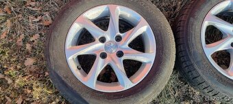 Alu kola Originál Peugeot Azote 4x108 6x15 ET23 185/65r15 - 5