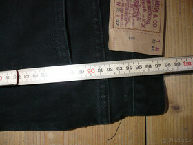 Levis 501 W38- L32 černé - 5