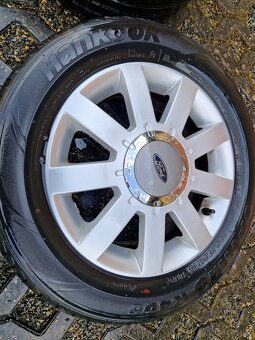 Originál disky Ford Fusion R15" + rezervní kolo - 5