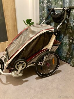 Cyklokocarek chariot cx2 pro 2 děti v plné výbavě - 5