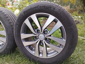 Originál ALU kola Hyundai i30 R16 + letní pneu - 5