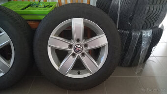 Alu kola VW Golf VII 5x112 6Jx15H2 ET43 + zimní pneu - 5