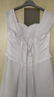 Svatební šaty 40-42 (těhotenské 38) - 5