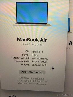 MacBook Air, M2, 15 palců, 2023 - 5