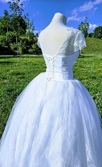 NOVÉ KRAJKOVÉ svatební šaty DANCE - 5