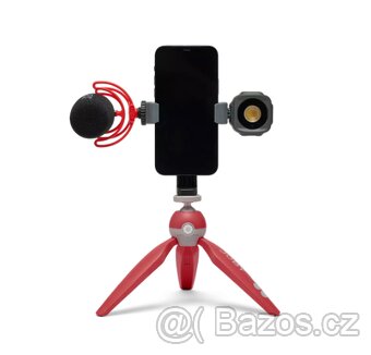 JOBY HandyPod 2 Red Kit - stativ s držákem mobilu a GoPro - 5