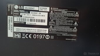 Prodám Smart Televize LG 108 cm - 5