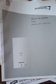 Plynový ohřívač průtokový Panda IOG mini - 5
