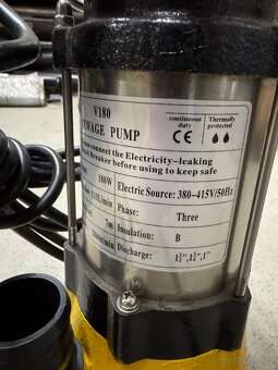 PONOR. ČERPADLO NA ODPADNÍ VODU V180 - 5