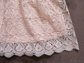 Společenské šaty krajkové meruňkové Orsay M 38 - 5