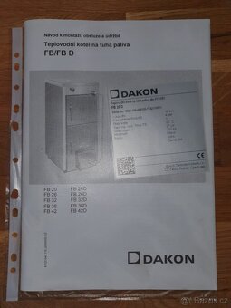 Kotel na pevná paliva Dakon FB20D - 5