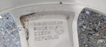 Alu kola 5x100 r15 orig.Škoda s pneu 195/55R15 - 5