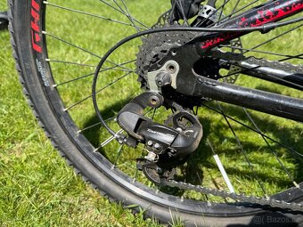 Prodám dětské MTB GHOST Powerkid 24 disc black/red/gray - 5