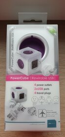 Cestovní adaptéry Powercube violet - 2 ks - 5