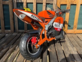Minibike 49ccm2T oranžová - 5