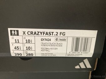 Kopačky Adidas Crazyfast 2 FG black - 5