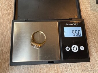 Zlatý panský prsten 9,58g 585/1000 - 5