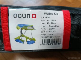 Prodám dětský lezecký sedák OCUN WeBee Kid - 5