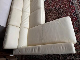 Moderní kožená sedací souprava ve tvaru "U", 3299 - 5