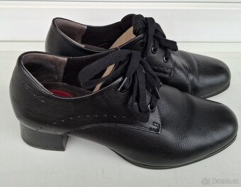 Podzimní kožené lodičky polobotky Tamaris vel. 40 - 5