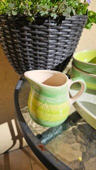 Keramický servis zelený - 5