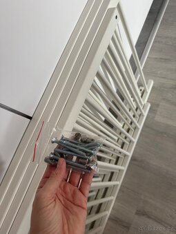 Dětská ohrádka bílá 120x120cm - 5