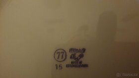 Zlacený talíř s růžemi - 5